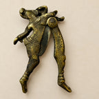 Antique Brass Figural Curio - Dancing Legs Motif