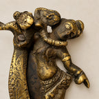 Antique Brass Figural Curio - Dancing Legs Motif