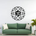 Om Lotus Metal Wall Art living room wall decor