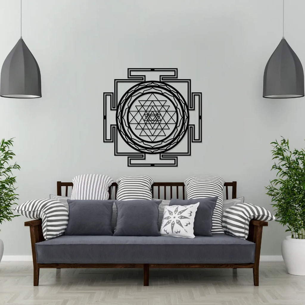 Shree Yantra Metal Wall Art home wall decor