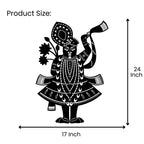 Shreenath Ji Metal Wall Art size 24x17 inch