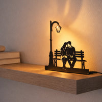Streetlamp Lovers Light – Romantic Couple LED Lamp Gift