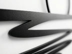 Sunset Metal Wall Art with LED Backlit metal texture close up