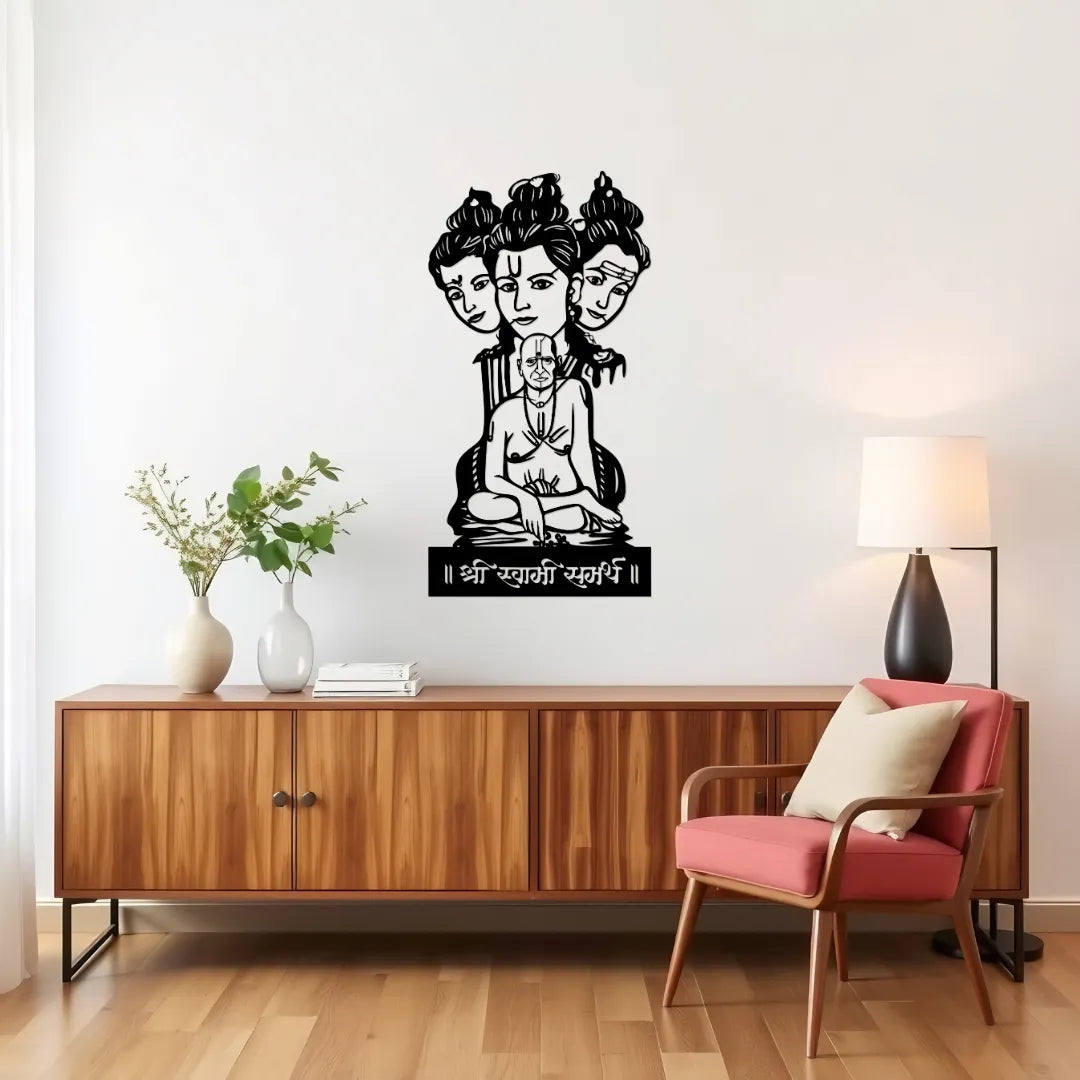 Swami Samarth Metal Wall Art home wall decor