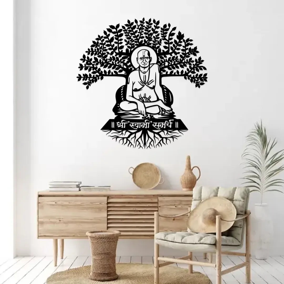 Swami Samarth Metal Wall Art living room wall decor