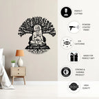 Swami Samarth Metal Wall Art powder coated finish