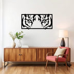 Tiger Eyes Metal Wall Art living room wall decor