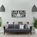 Tiger Eyes Metal Wall Art sofa wall decor