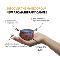 Mandala Tins- Stability-enhancing Mandala tins scented wax candle.
