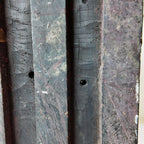 Vintage Hand-Carved Wooden Printing Block – Fluted Groove Column