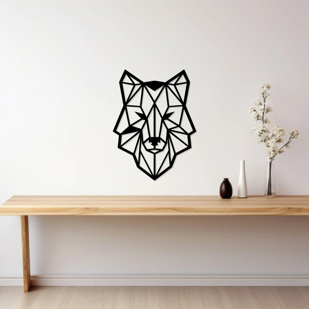 Wolf Head Metal Wall Art modern home wall decor