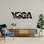 Yoga Metal Wall Art living room wall decor