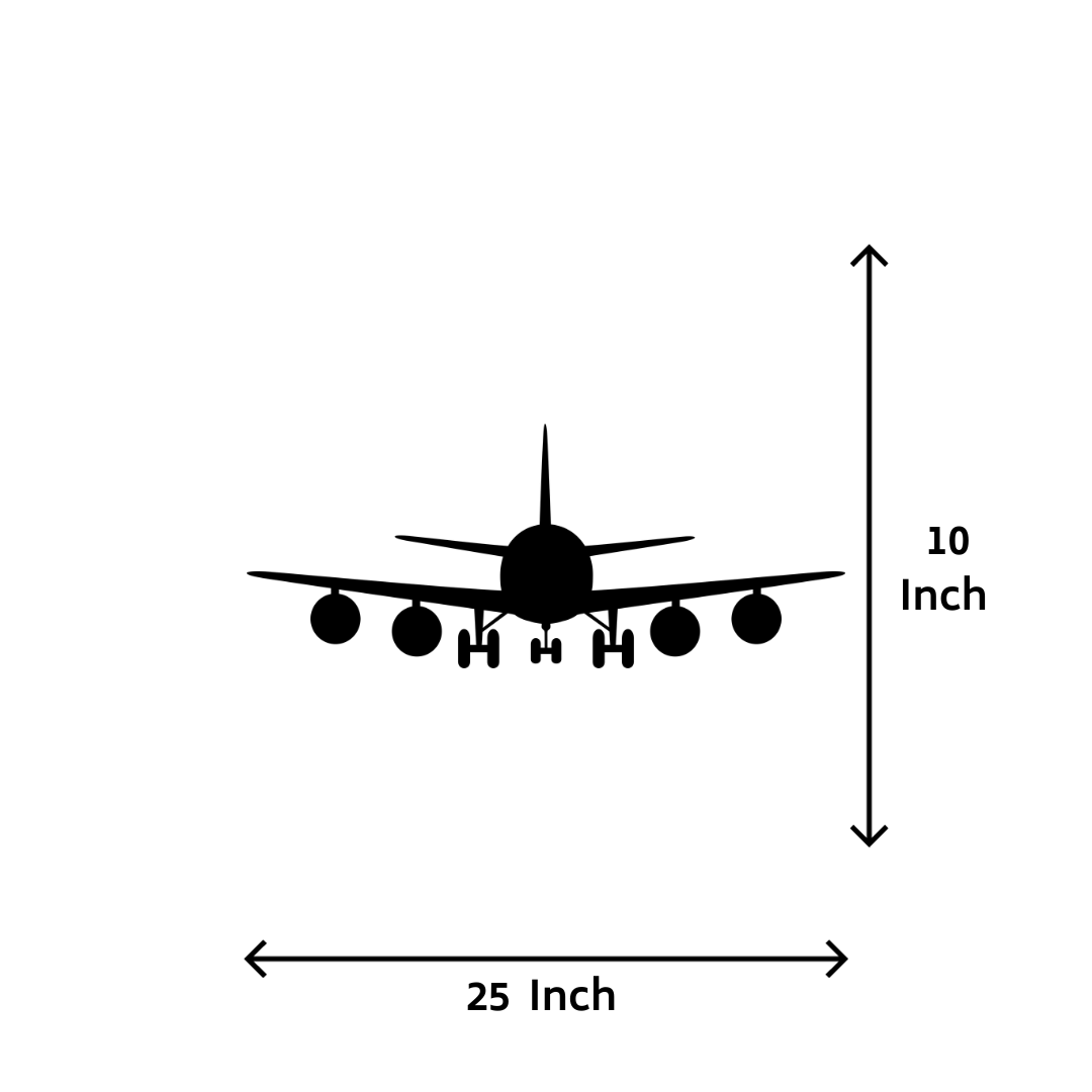 Artrooms Aeroplane Metal Wall Art and modern home décor metal designs