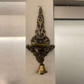 Brass Hanging Diya with Bell for Pooja