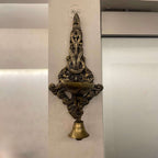 Brass Hanging Diya with Bell for Pooja
