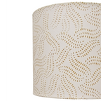 Fabric Lamp Shade – Block Print Cotton Pleated