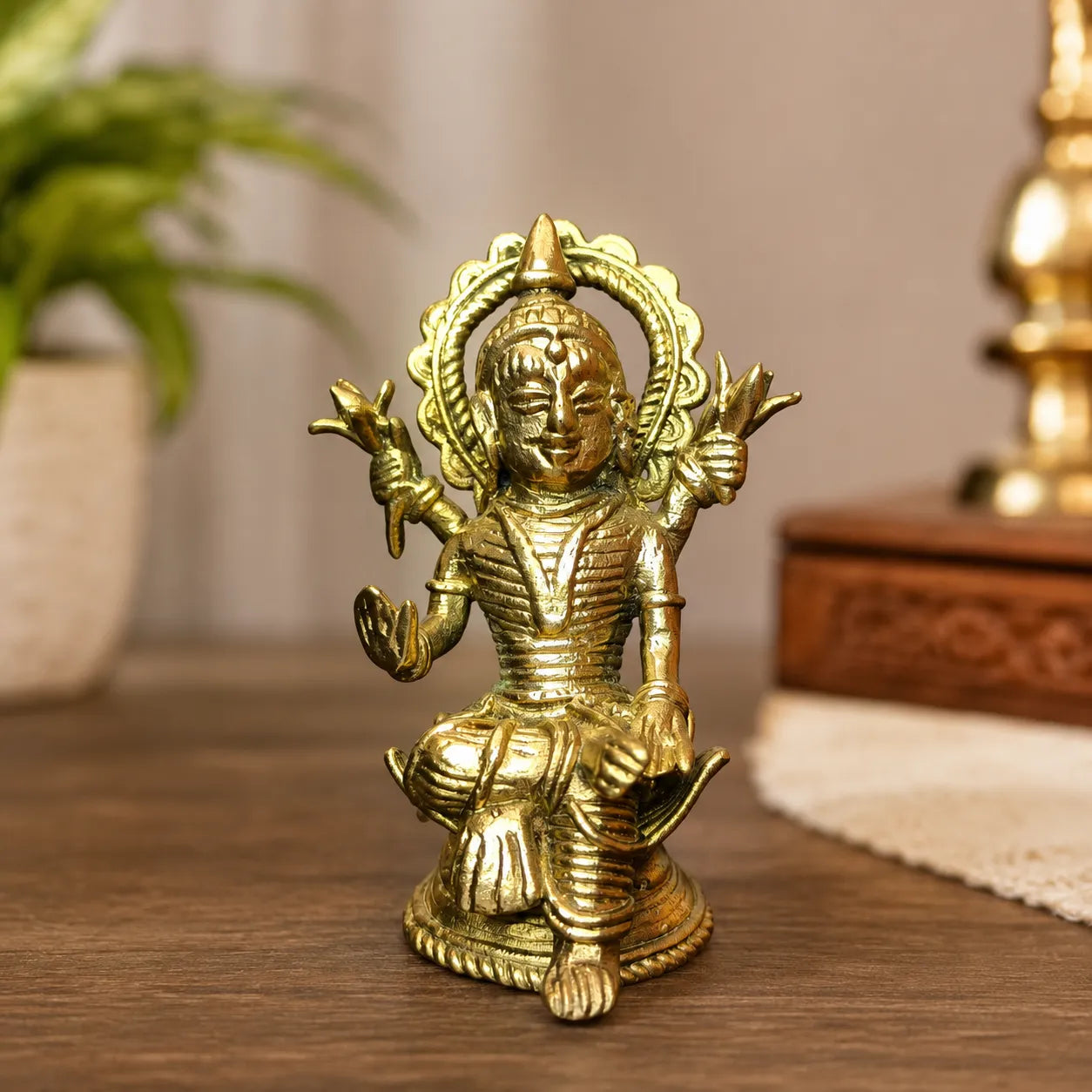 Dokra Craft Small Laxmi Idol