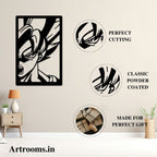 Goku Metal Wall Art with perfect cutting, powder coated finish, and ideal anime gift decor