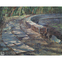 Water Color Handmade Painting 11 X 18 Inch - (Monument22)