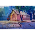 Water Color Handmade Painting 18 X 11 Inch - (House47)