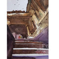 Water Color Handmade Painting 11 X 18 Inch - (Monument56)
