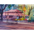 Water Color Handmade Painting 11 X 18 Inch - (House63)