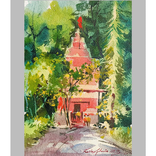 Water Color Hand Painting 11 X 18 Inch