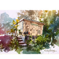 Water Color Handmade Painting 11 X 18 Inch - (Monument68)