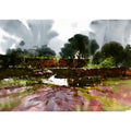 Water Color Handmade Painting 11 X 18 Inch - (Landscape72)