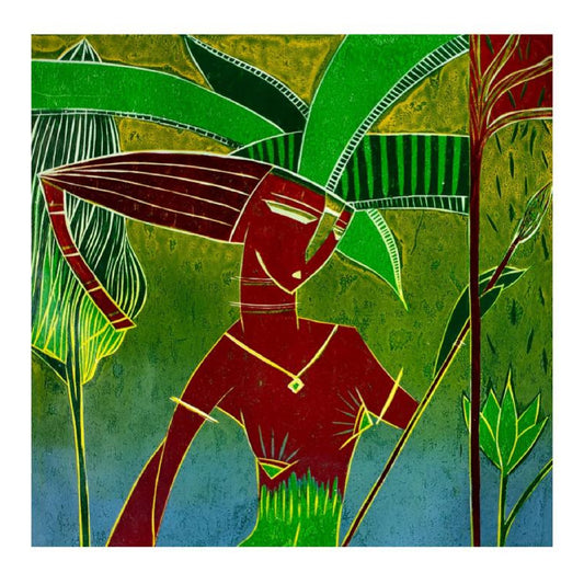 Water Color Handmade Painting 11 X 18 Inch - (Figure81)