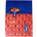 Water Color Handmade Painting 11 X 18 Inch - (Composition85)