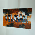 Water Color Handmade Painting 11 X 18 Inch - (Figure110)