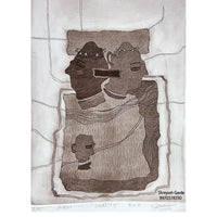 Water Color Handmade Painting 11 X 18 Inch - (Figure111)