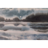 Water Color Handmade Painting 11 X 18 Inch - (landscape127)