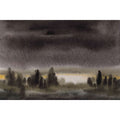 Water Color Handmade Painting 11 X 18 Inch - (Landscape130)