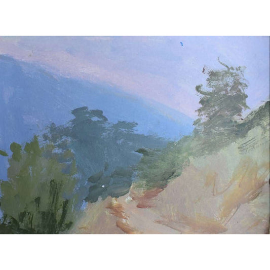 Water Color Handmade Painting 11 X 18 Inch - (Landscape141)