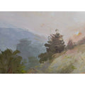 Water Color Handmade Painting 11 X 18 Inch - (Mountain144)