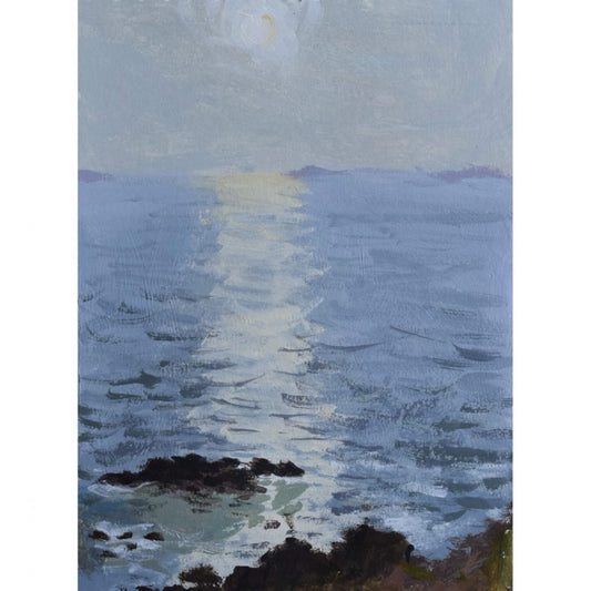 Water Color Handmade Painting 11 X 18 Inch - (Sea147)