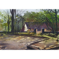 Water Color Handmade Painting 11 X 18 Inch - (Landscape156)