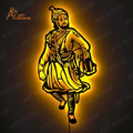 Shivaji Maharaj Metal Wall Art With Light