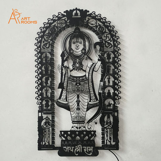 Ram Lalla Metal Wall Art Without Light