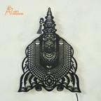 Tulja Bhavani Metal Wall Art Without Light