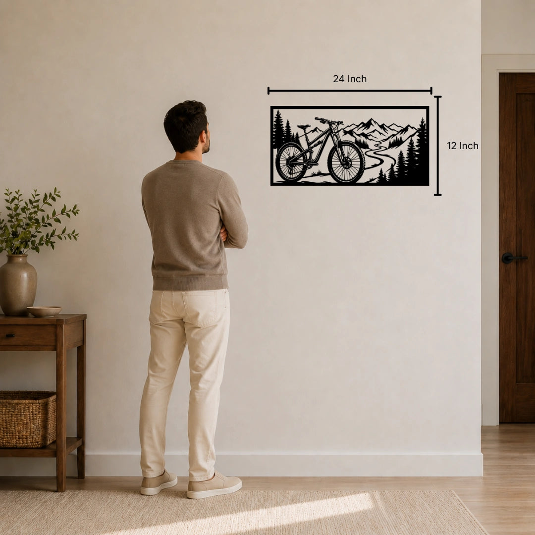 Mountain Bike MTB Metal Wall Art