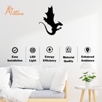 Dragon Metal Wall Art With Light infomation