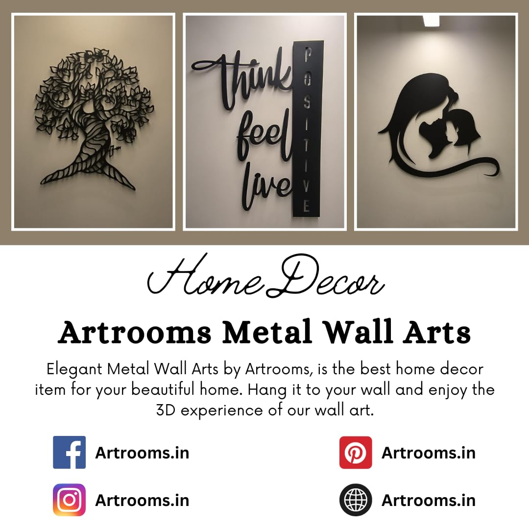 Artrooms 7 Horses Metal Wall Art perfect gift packaging
