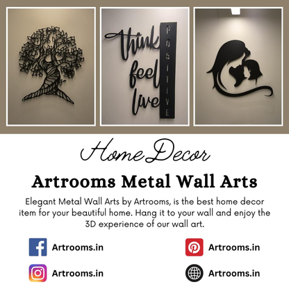 Artrooms 7 Horses Metal Wall Art perfect gift packaging